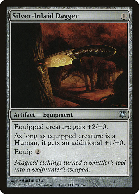 Silver-Inlaid Dagger [Innistrad] | Gam3 Escape