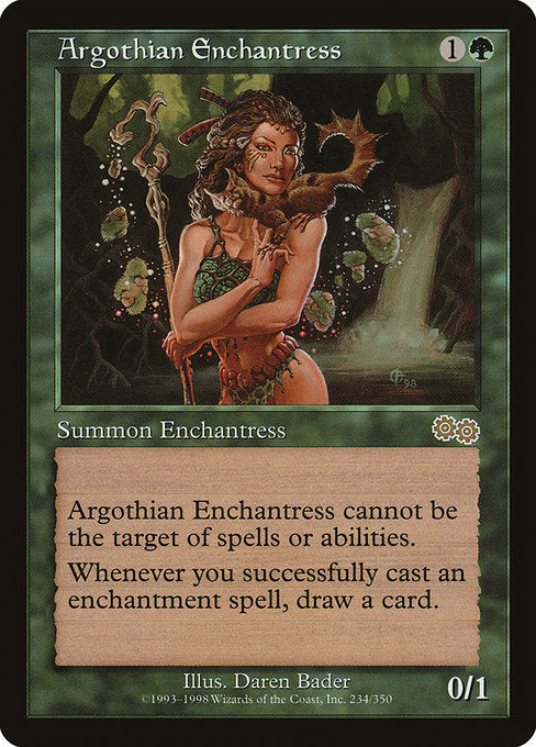 Argothian Enchantress [Urza's Saga] | Gam3 Escape