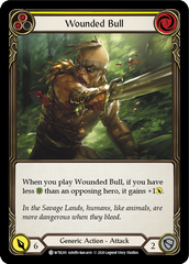 Wounded Bull (Yellow) [U-WTR201] (Welcome to Rathe Unlimited)  Unlimited Rainbow Foil | Gam3 Escape