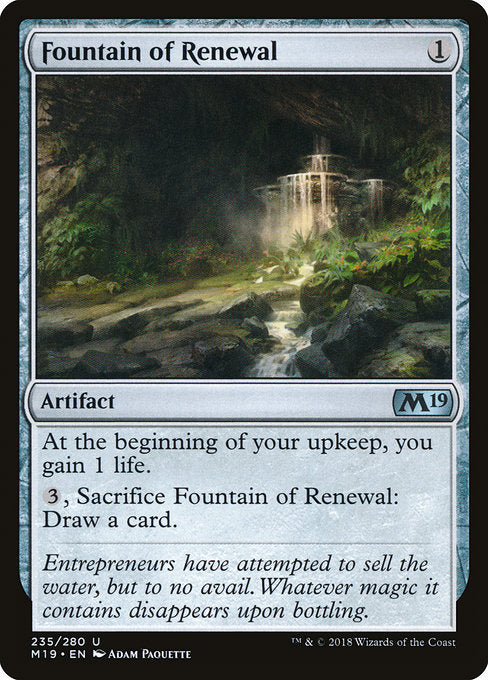 Fountain of Renewal [Core Set 2019] | Gam3 Escape