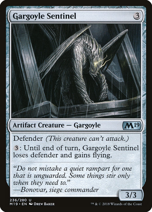 Gargoyle Sentinel [Core Set 2019] | Gam3 Escape