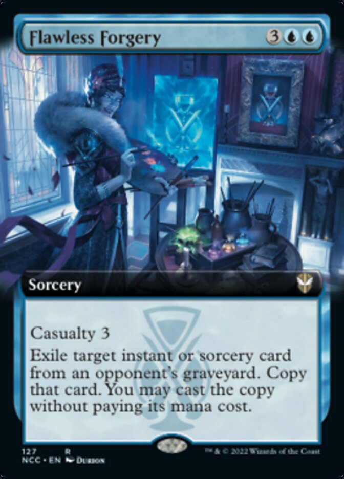 Flawless Forgery (Extended Art) [Streets of New Capenna Commander] | Gam3 Escape