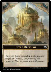 Elephant // City's Blessing Double-Sided Token [March of the Machine Commander Tokens] | Gam3 Escape