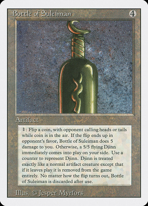 Bottle of Suleiman [Revised Edition] | Gam3 Escape