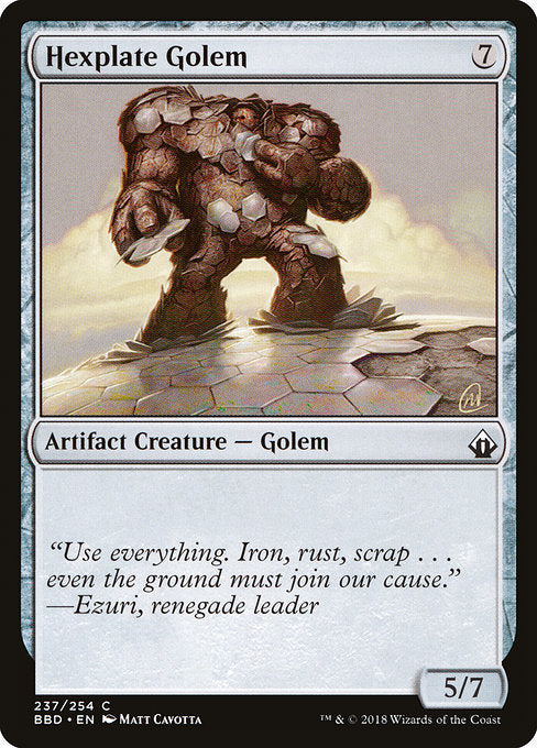 Hexplate Golem [Battlebond] | Gam3 Escape