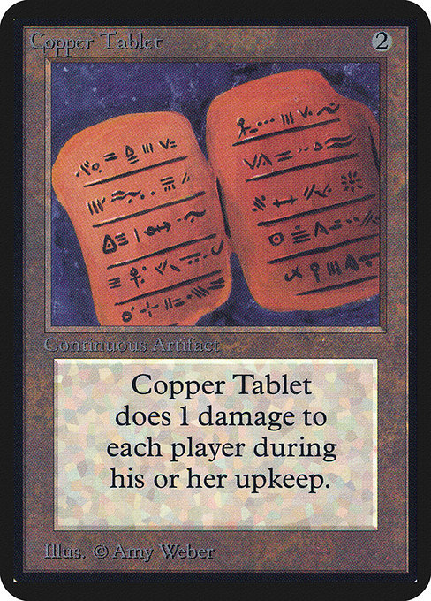 Copper Tablet [Limited Edition Alpha] | Gam3 Escape