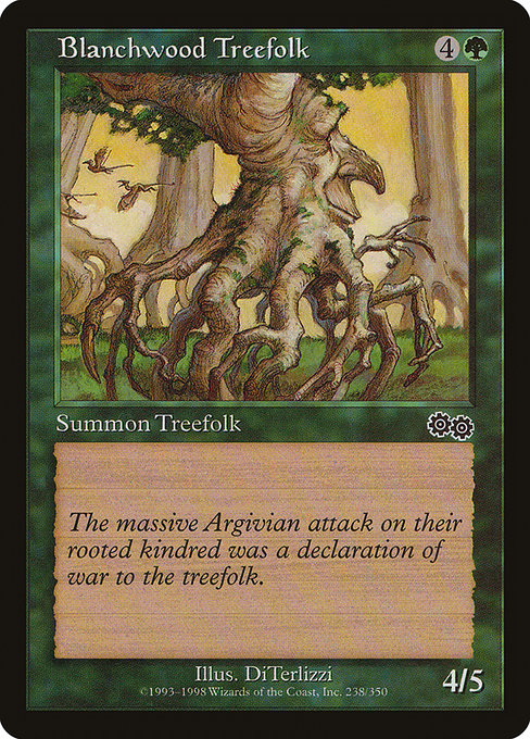 Blanchwood Treefolk [Urza's Saga] | Gam3 Escape