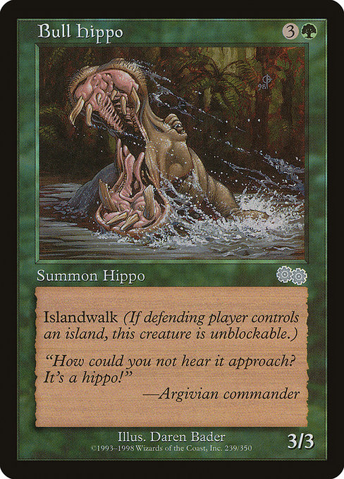 Bull Hippo [Urza's Saga] | Gam3 Escape