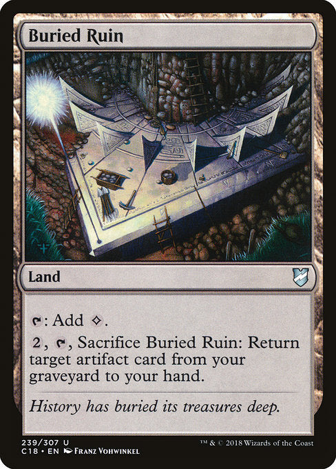 Buried Ruin [Commander 2018] | Gam3 Escape