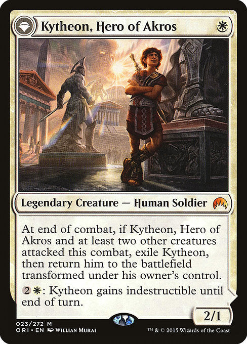 Kytheon, Hero of Akros // Gideon, Battle-Forged [Magic Origins] | Gam3 Escape