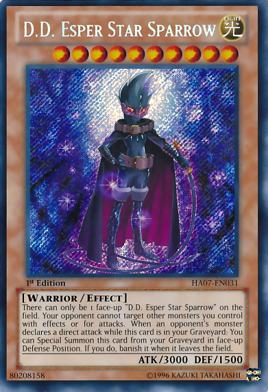 D.D. Esper Star Sparrow [HA07-EN031] Secret Rare | Gam3 Escape