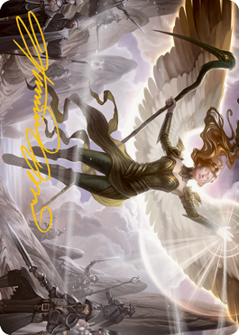 Sigarda's Splendor Art Card (Gold-Stamped Signature) [Innistrad: Midnight Hunt Art Series] | Gam3 Escape