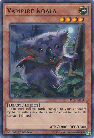 Vampire Koala (Shatterfoil) [BP03-EN094] Rare | Gam3 Escape