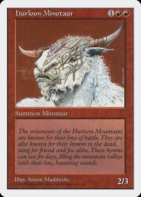 Hurloon Minotaur [Fifth Edition] | Gam3 Escape