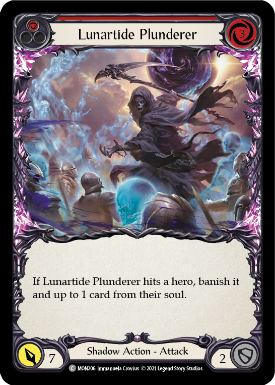 Lunartide Plunderer (Red) [MON206] 1st Edition Normal | Gam3 Escape