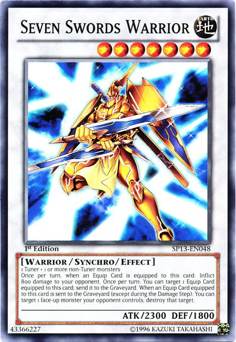 Seven Swords Warrior [SP13-EN048] Common | Gam3 Escape