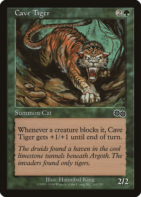 Cave Tiger [Urza's Saga] | Gam3 Escape