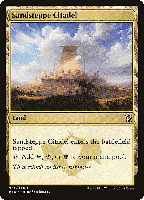 Sandsteppe Citadel [Khans of Tarkir] | Gam3 Escape