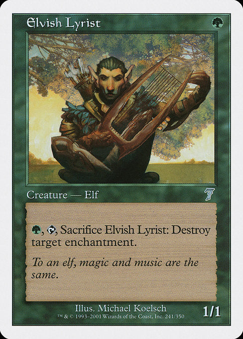 Elvish Lyrist [Seventh Edition] | Gam3 Escape