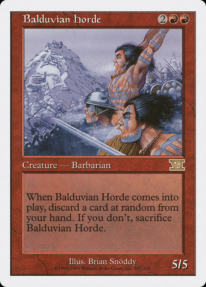 Balduvian Horde [Classic Sixth Edition] | Gam3 Escape