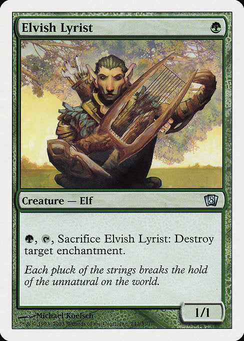Elvish Lyrist [Eighth Edition] | Gam3 Escape