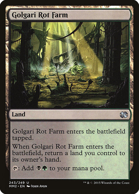 Golgari Rot Farm [Modern Masters 2015] | Gam3 Escape
