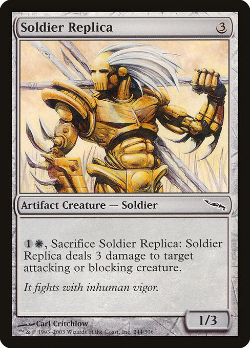 Soldier Replica [Mirrodin] | Gam3 Escape