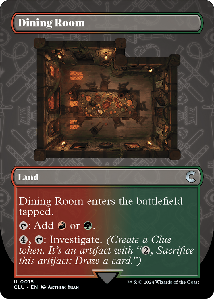 Dining Room (Borderless) [Ravnica: Clue Edition] | Gam3 Escape