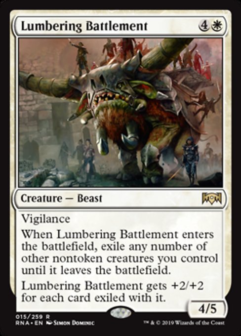 Lumbering Battlement [Ravnica Allegiance] | Gam3 Escape