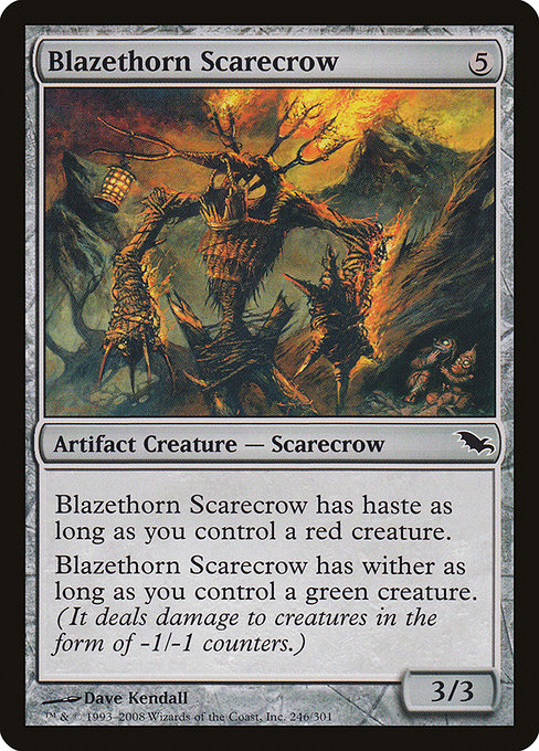 Blazethorn Scarecrow [Shadowmoor] | Gam3 Escape