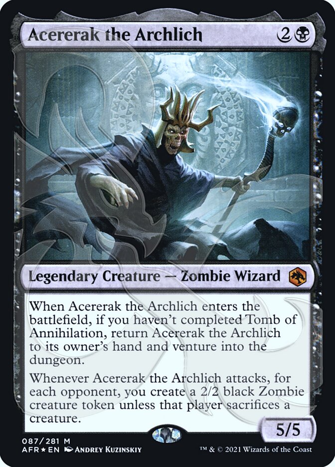 Acererak the Archlich (Ampersand Promo) [Dungeons & Dragons: Adventures in the Forgotten Realms Promos] | Gam3 Escape