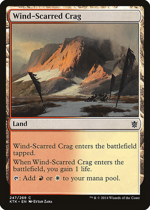 Wind-Scarred Crag [Khans of Tarkir] | Gam3 Escape