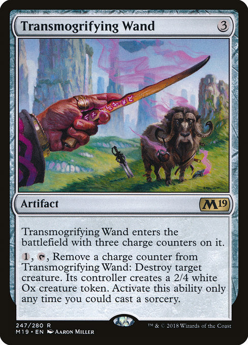 Transmogrifying Wand [Core Set 2019] | Gam3 Escape