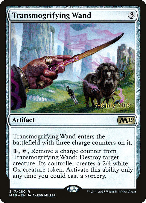 Transmogrifying Wand [Core Set 2019 Promos] | Gam3 Escape