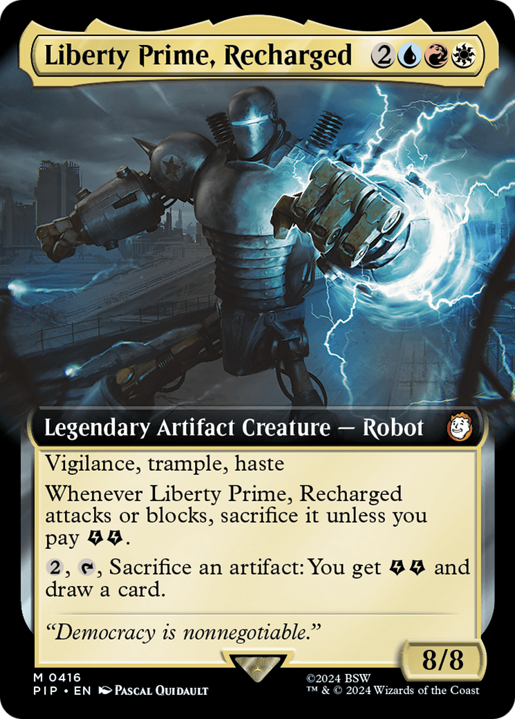 Liberty Prime, Recharged (Extended Art) [Fallout] | Gam3 Escape