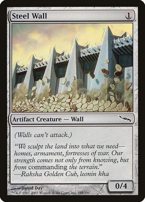 Steel Wall [Mirrodin] | Gam3 Escape