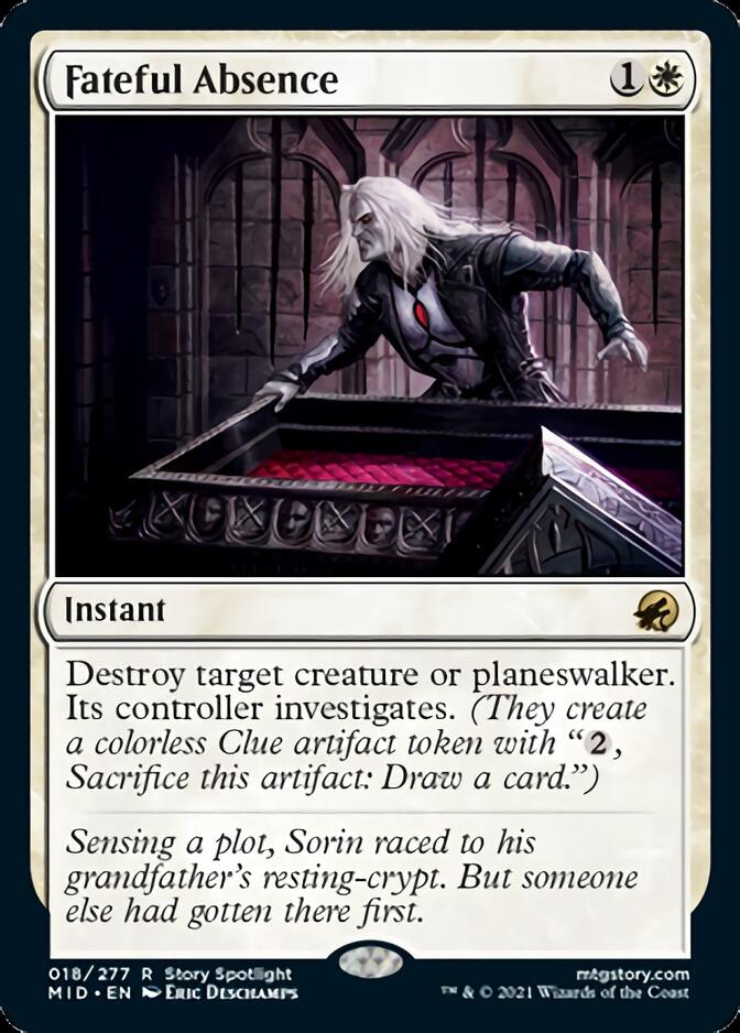 Fateful Absence [Innistrad: Midnight Hunt] | Gam3 Escape