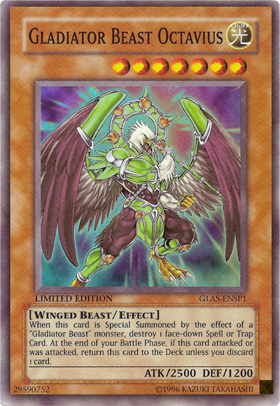 Gladiator Beast Octavius [GLAS-ENSP1] Super Rare | Gam3 Escape