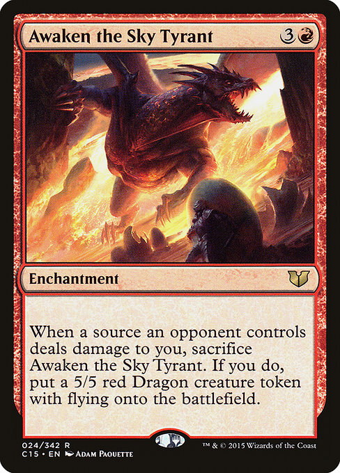Awaken the Sky Tyrant [Commander 2015] | Gam3 Escape