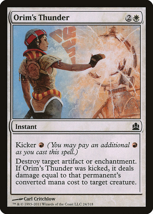 Orim's Thunder [Commander 2011] | Gam3 Escape