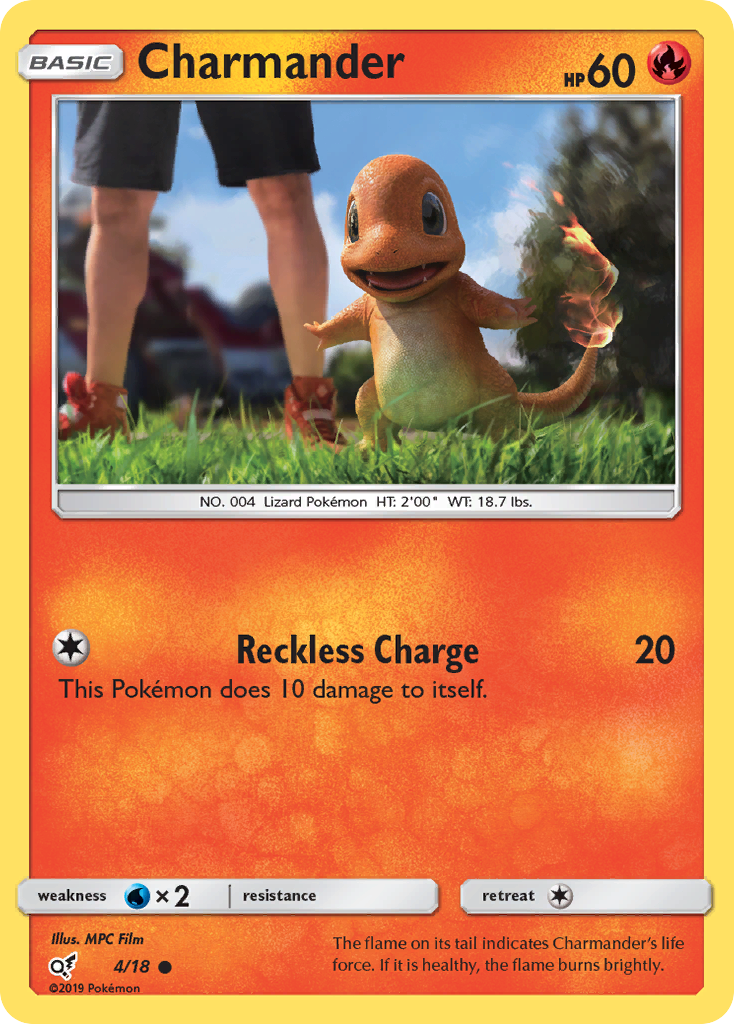 Charmander (4/18) [Sun & Moon: Detective Pikachu] | Gam3 Escape