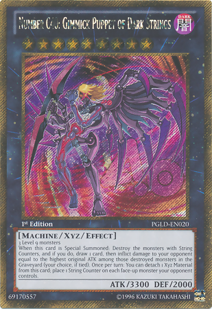 Number C40: Gimmick Puppet of Dark Strings [PGLD-EN020] Gold Secret Rare | Gam3 Escape
