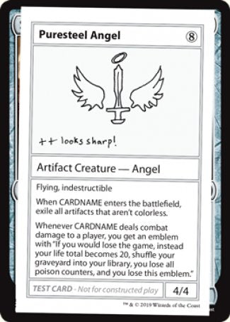 Puresteel Angel (2021 Edition) [Mystery Booster Playtest Cards] | Gam3 Escape