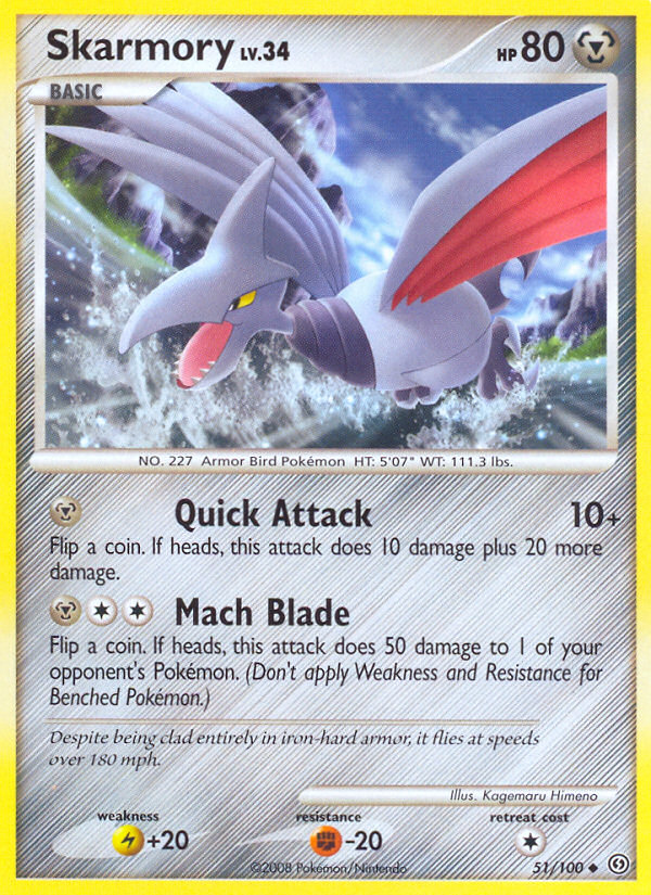 Skarmory (51/100) [Diamond & Pearl: Stormfront] | Gam3 Escape