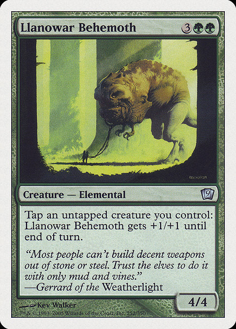 Llanowar Behemoth [Ninth Edition] | Gam3 Escape