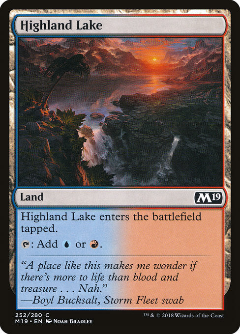 Highland Lake [Core Set 2019] | Gam3 Escape