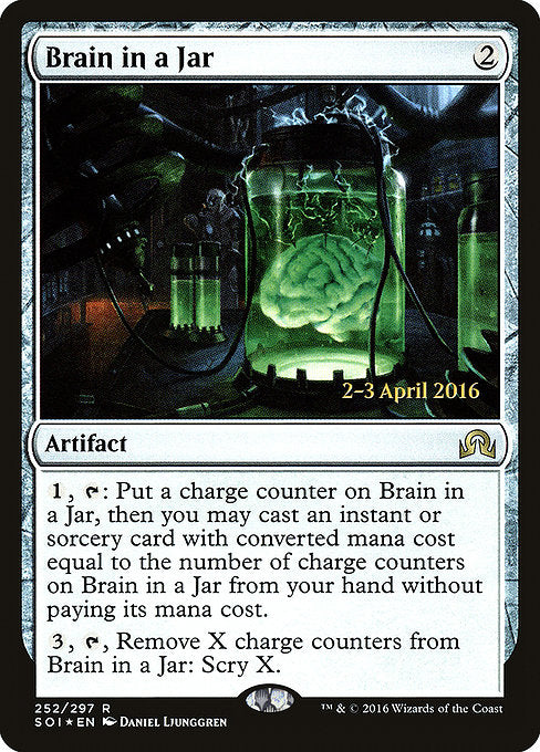 Brain in a Jar [Shadows over Innistrad Promos] | Gam3 Escape