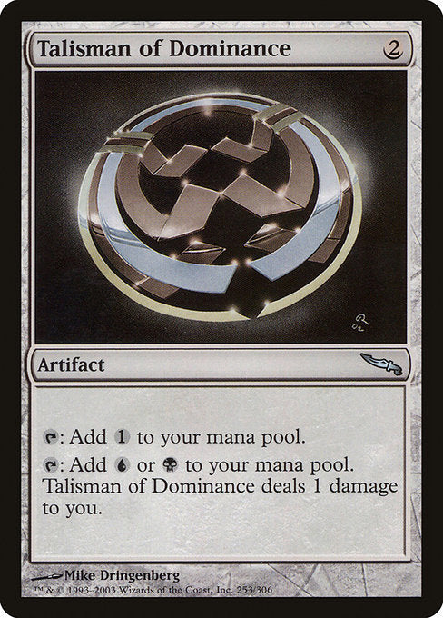 Talisman of Dominance [Mirrodin] | Gam3 Escape