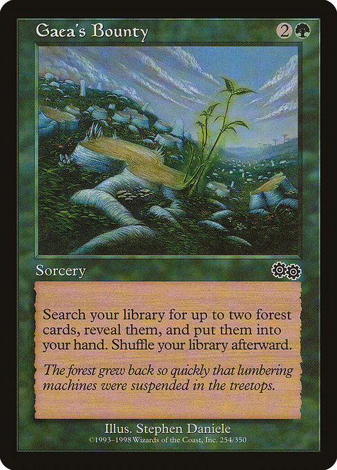 Gaea's Bounty [Urza's Saga] | Gam3 Escape