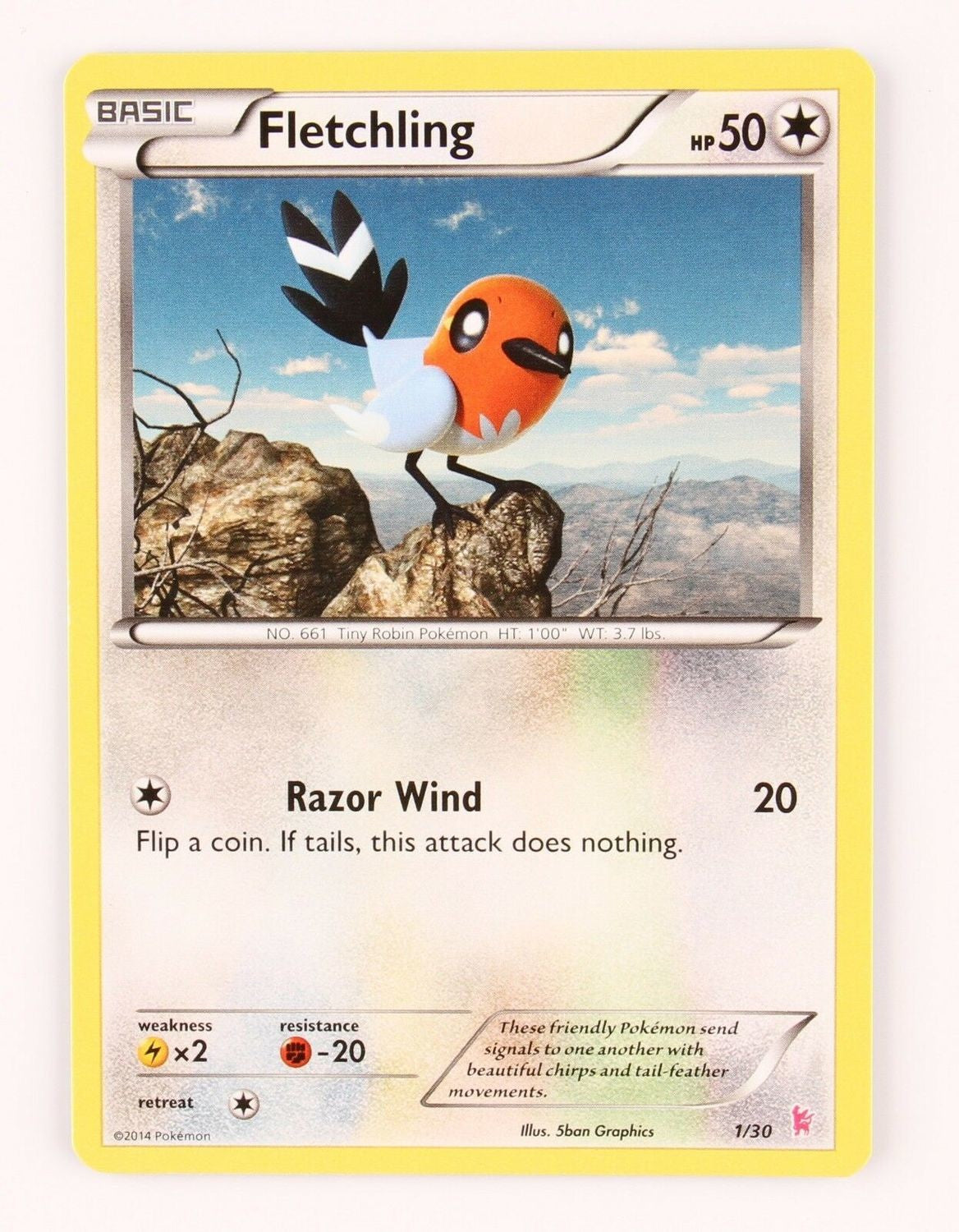 Fletchling (1/30) [XY: Trainer Kit - Sylveon] | Gam3 Escape